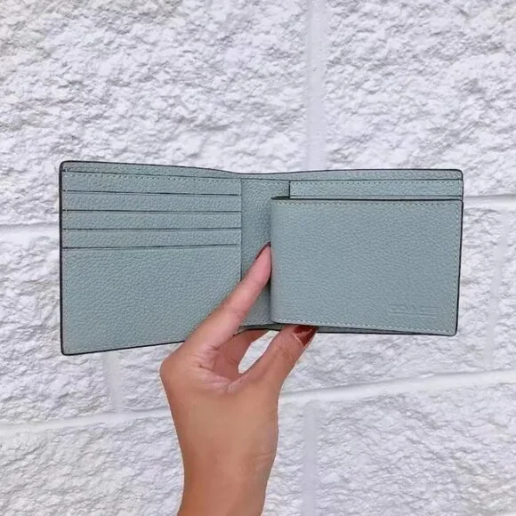 Coach C6698 3 In 1 Wallet In Aqua/Midnight Navy